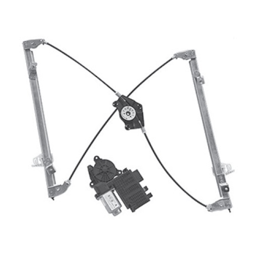 Mécanisme Lève-vitre Avant Gauche Pour Citroën C4 Picasso I - Compatible 2006-2013, électrique, Sans Moteur
